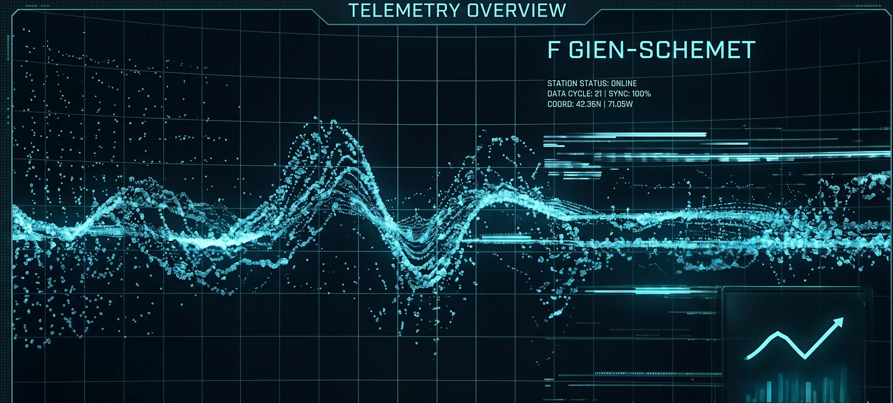 Footfall movement datasets — telematics visualization